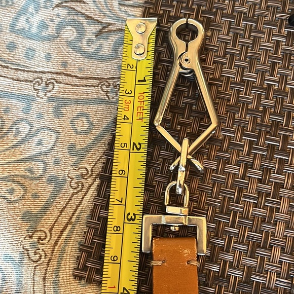 💯authentic Prada belt 32/80 27” l x 0.5” w vintage silver circles - Picture 6 of 8